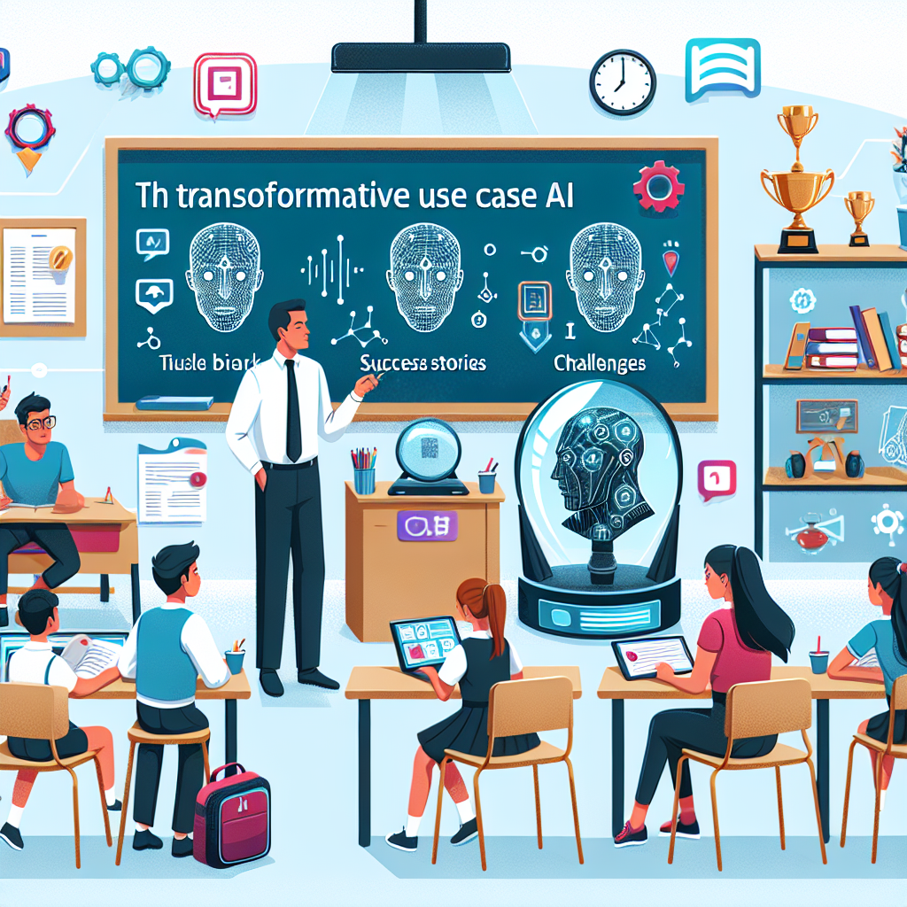 AI in Education: Transformative Use Cases, Success Stories, and Challenges